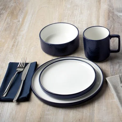 Noritake Navy ColorTex Dinnerware Set