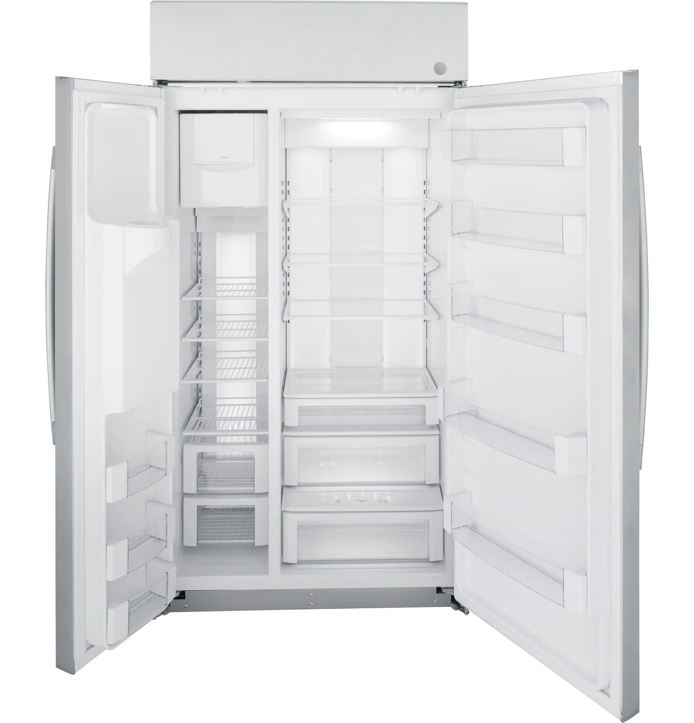 PSB42YSNSS GE Profile™ 42" Smart Built-In Side-by-Side Refrigerator with Dispenser