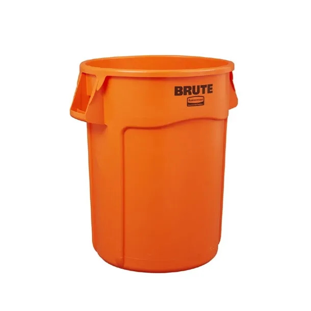 Rubbermaid BRUTE Container Hi-Visibility Orange 167Ltr - HY014