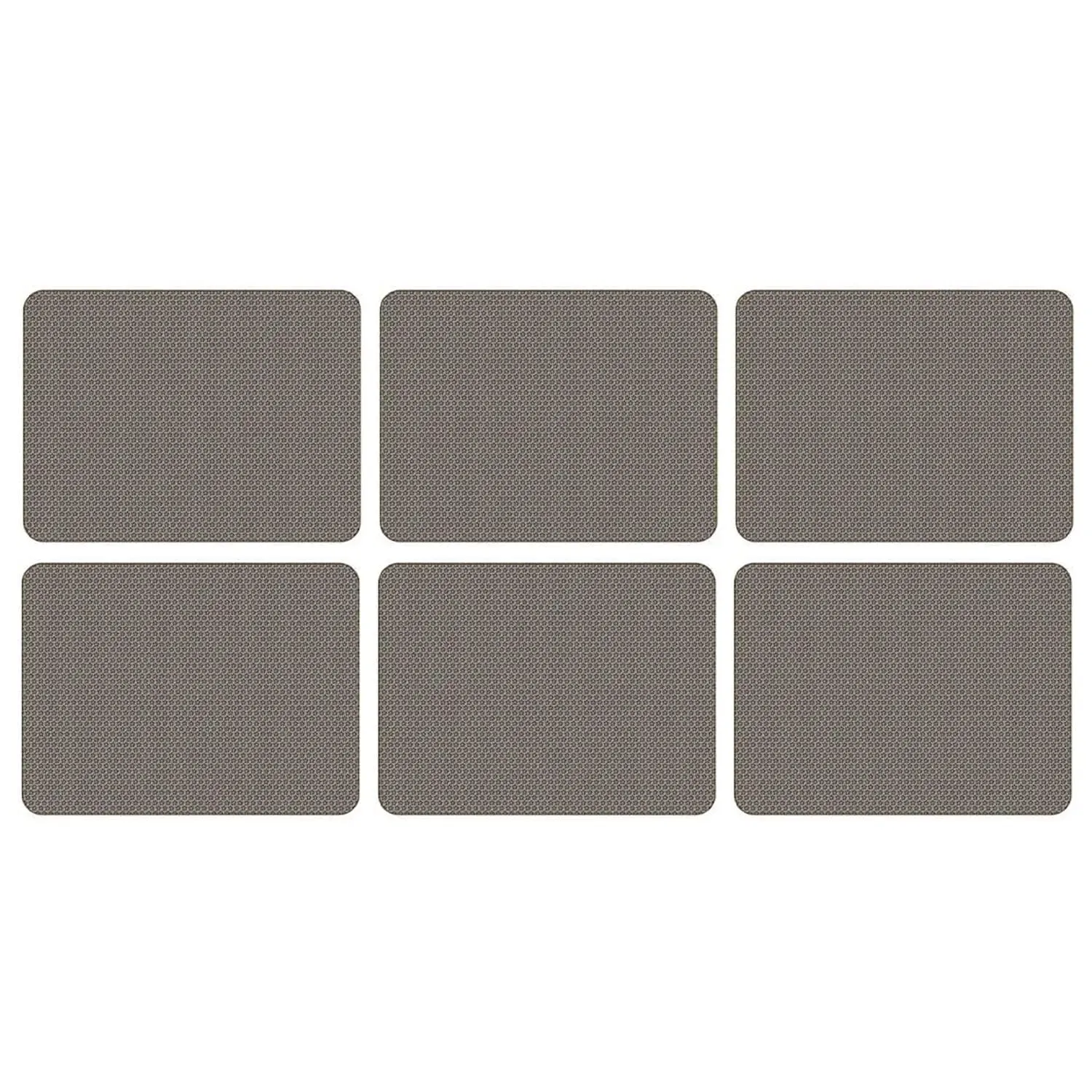 Set of 6 Medium Placemats Classic Designs Cork Back Table Mats