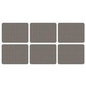 Set of 6 Medium Placemats Classic Designs Cork Back Table Mats