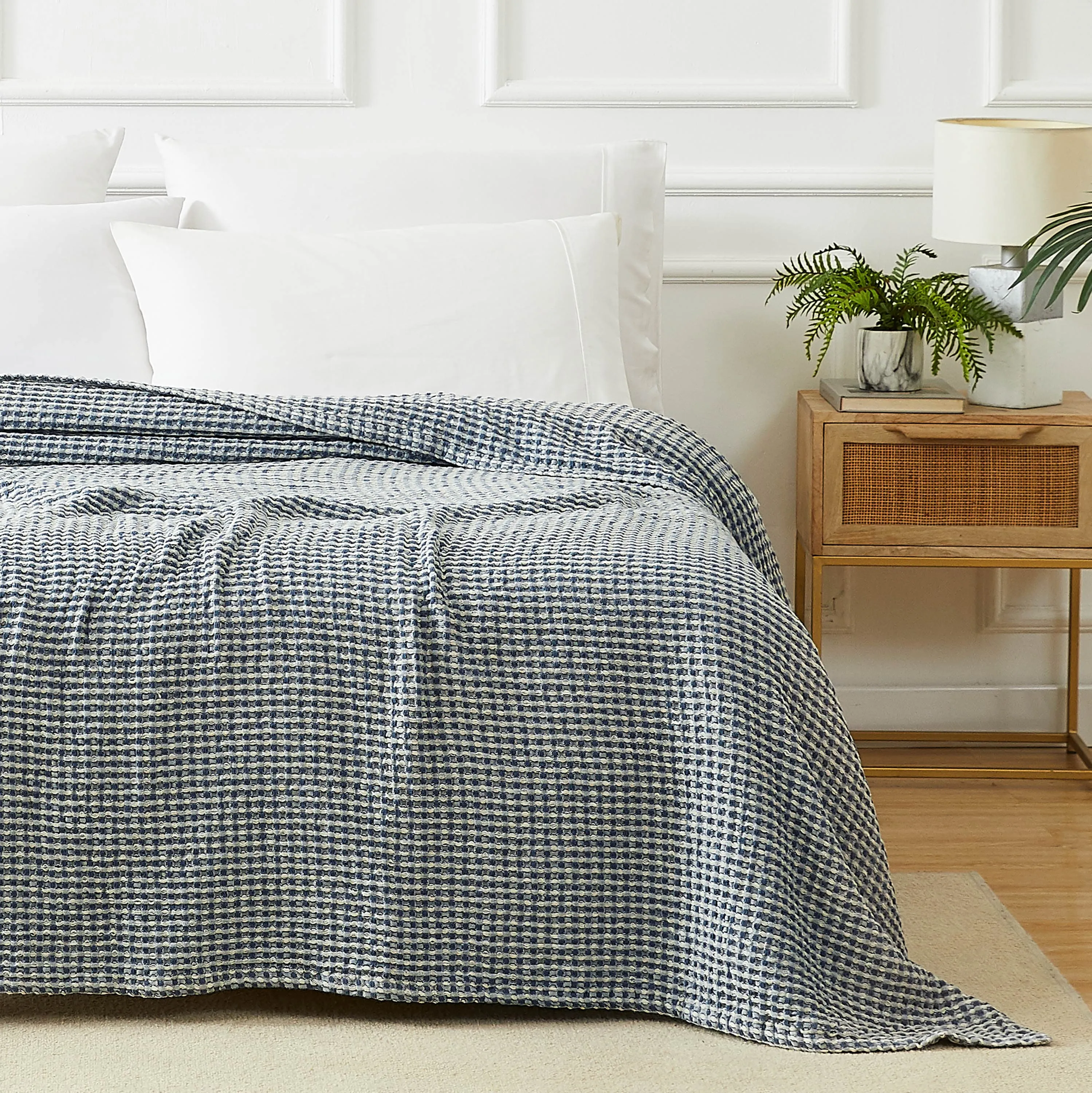 Tama Cotton Waffle Blankets and Throws