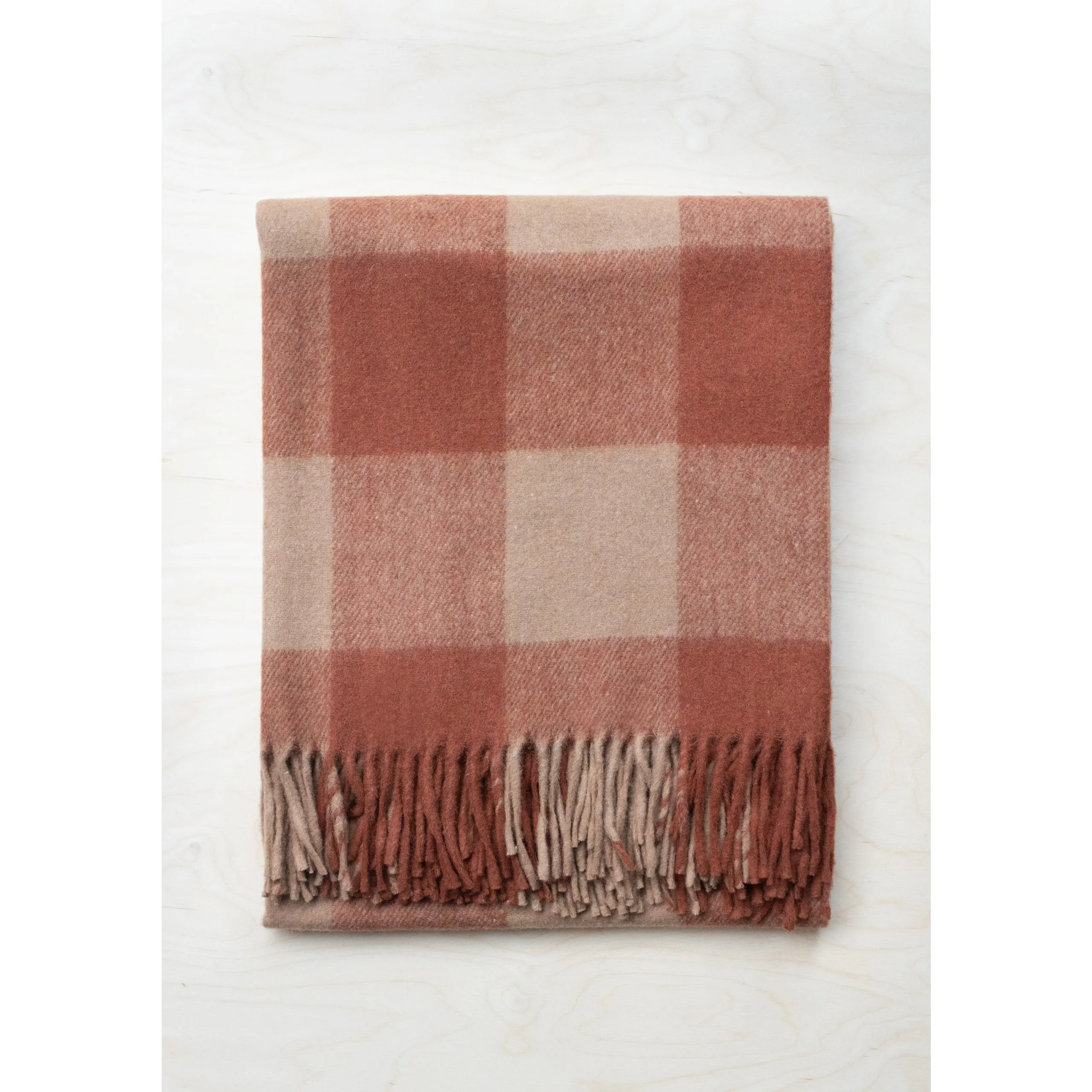 Tartan Recycled Wool Blanket Buffalo Check Collecton