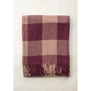 Tartan Recycled Wool Blanket Buffalo Check Collecton