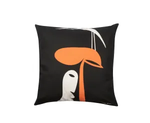 The Bird Man - Cotton Cushion Cover