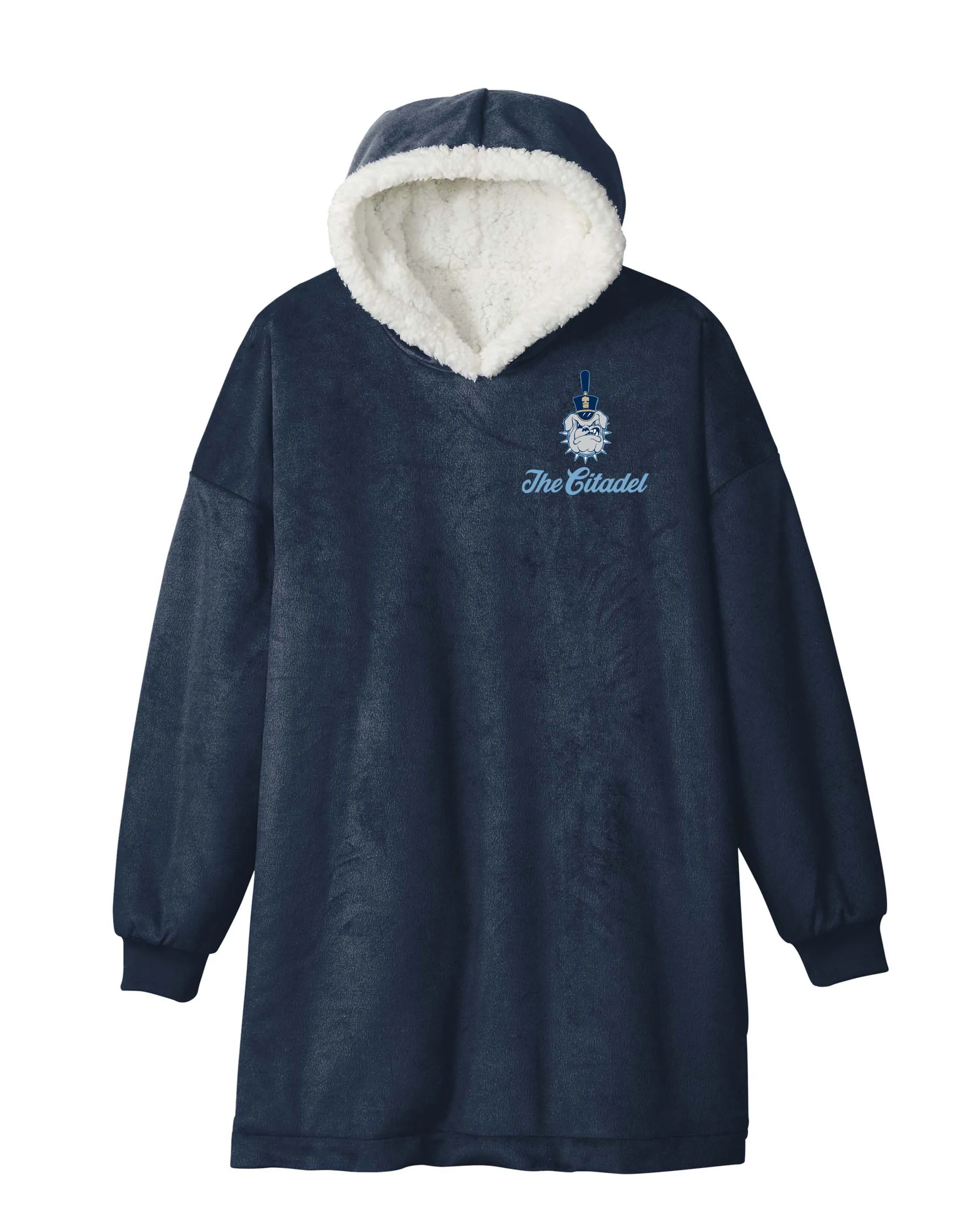 The Citadel, Spike logo, Mountain Lodge Wearable Embroidered Blanket