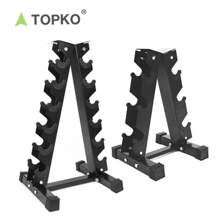 Triangle kettlebell rack dumbbell rack fitness equipment storage rack