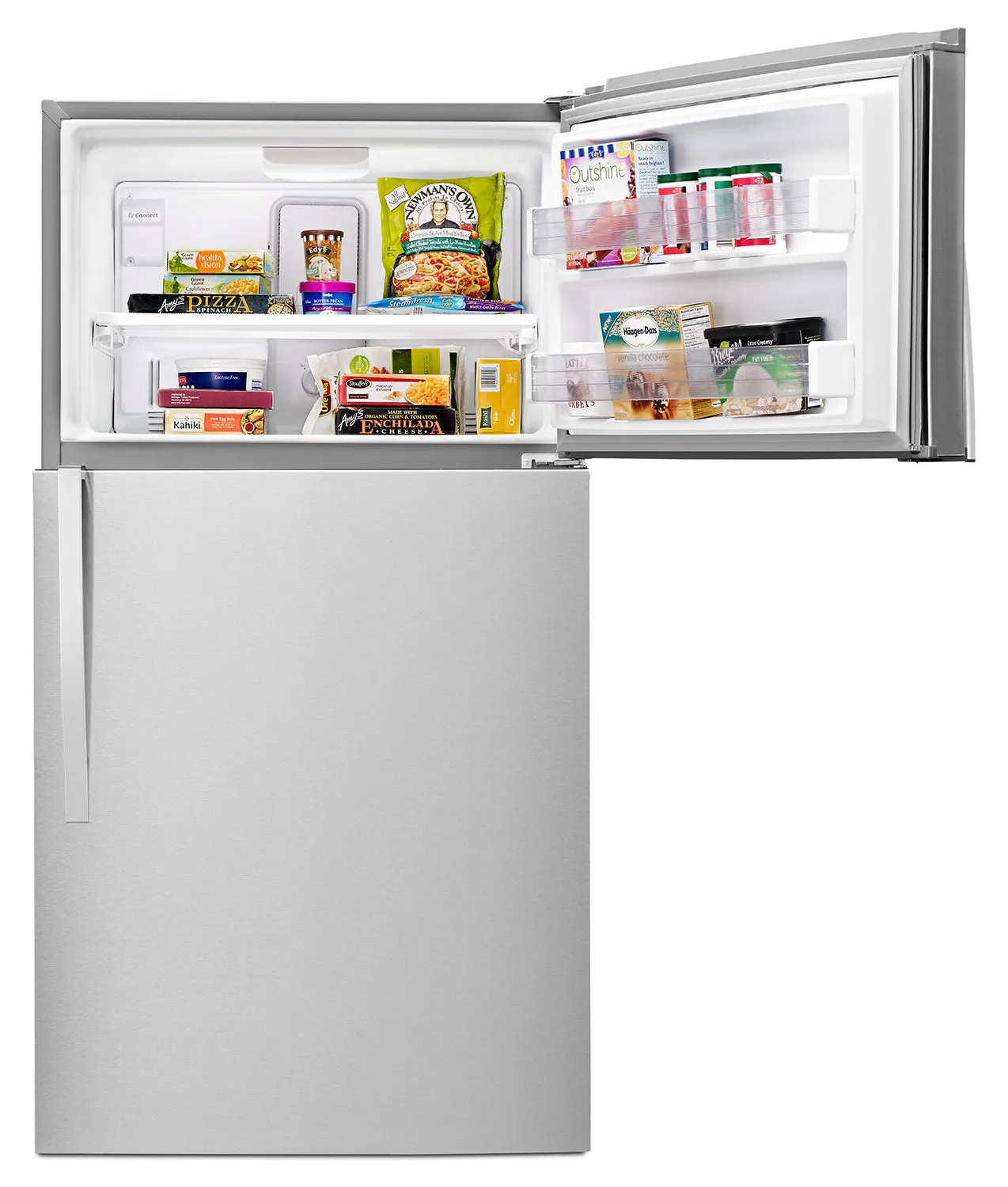 Whirlpool Stainless Steel Top-Freezer Refrigerator (21.3 Cu. Ft.) - WRT541SZDM